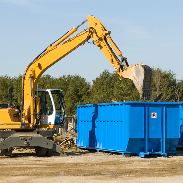 how many times can i have a residential dumpster rental emptied in Roscoe